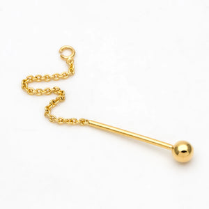 10pcs Earring Charms 60mm Plated Brass Ball Chain Pendants
