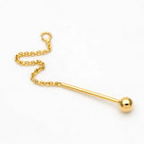10pcs Earring Charms 60mm Plated Brass Ball Chain Pendants