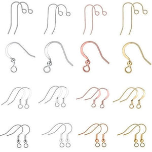 10pcs 925 Sterling Silver Earring Hooks for DIY Jewelry Making Z873