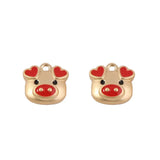 10pcs DIY Jewelry Accessories Hand Alloy Earrings Drop Oil Bracelet Necklace