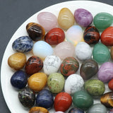 10pcs Easter Ornament 20MM Egg Statue Rose Quartz Healing Crystal Room Decor
