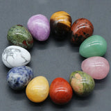 10pcs Easter Ornament 20MM Egg Statue Rose Quartz Healing Crystal Room Decor