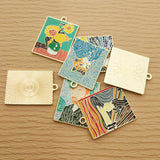 10pcs Abstract Painting Charm for Jewelry Making Earring Pendant Necklace