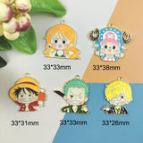 10pcs Cartoon Anime Charms for DIY Earrings Necklace Keychain Pendant
