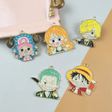 10pcs Cartoon Anime Charms for DIY Earrings Necklace Keychain Pendant