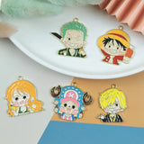 10pcs Cartoon Anime Charms for DIY Earrings Necklace Keychain Pendant