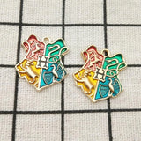 10pcs Cartoon Charm Earring Pendant Necklace Bracelet Enamel Charms DIY Craft