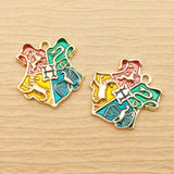 10pcs Enamel Cartoon Charm for Jewelry Making