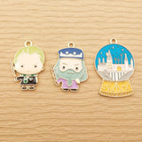 10pcs Enamel Cartoon Charm Jewelry Making Earring Pendant Necklace Bracelet