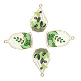 10pcs Green Plant Cactus Metal Charms Pendants for Jewelry DIY