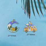 10pcs Enamel Charms for Jewelry Making Earring Bracelet Necklace DIY Finding