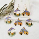 10pcs Enamel Charms for Jewelry Making Earring Bracelet Necklace DIY Finding