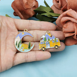 10pcs Enamel Charms for Jewelry Making Earring Bracelet Necklace DIY Finding