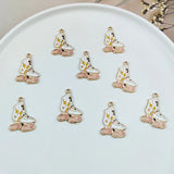 10pcs Skating Shoes Metal Charm Ice Skate Earrings DIY Crafts