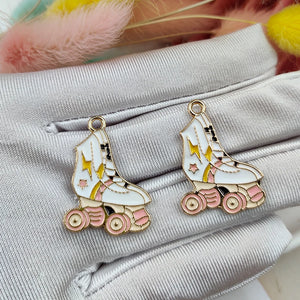 10pcs Skating Shoes Metal Charm Ice Skate Earrings DIY Crafts