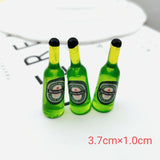 10pcs European Beer Bottle Pendant Charms for Jewelry Making