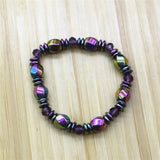 Faceted Rice Grains Hematite Beads Natural Stone for Jewelry Making