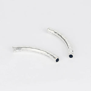 10pcs Bent Tube Spacer For 4mm Round Leather Cord DIY Bracelet Necklace