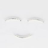 10pcs Bent Tube Spacer For 4mm Round Leather Cord DIY Bracelet Necklace