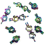 10pcs Flower Pearl Cage Locket Aromatherapy Pendant Jewelry Making Bulk