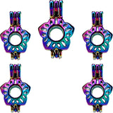 10pcs Flower Pearl Cage Locket Aromatherapy Pendant Jewelry Making Bulk