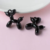 10pcs Macaroon Balloon Animals Dog Charms for Jewelry Making