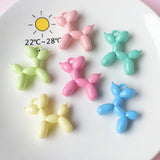 10pcs Macaroon Balloon Animals Dog Charms for Jewelry Making