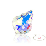 10pcs Moon Crystal Glass Beads DIY Craft Jewelry Making Charms