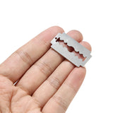 10pcs Stainless Steel Razor Blades Pendants for Men DIY Jewelry