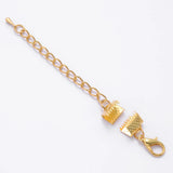 10pcs Fastener Clasps With Chains Lobster Clasps For Jewelry Making DIY Bracelet
