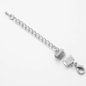 10pcs Fastener Clasps With Chains Lobster Clasps For Jewelry Making DIY Bracelet