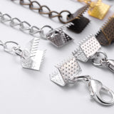 10pcs Fastener Clasps With Chains Lobster Clasps For Jewelry Making DIY Bracelet