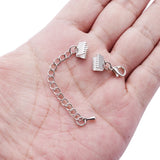10pcs Fastener Clasps With Chains Lobster Clasps For Jewelry Making DIY Bracelet