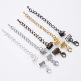 10pcs Fastener Clasps With Chains Lobster Clasps For Jewelry Making DIY Bracelet