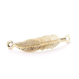 10pcs Feather Charms Pendants for DIY Jewelry Making