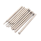 10pcs Flat Head Grinding Needles Diamond Abrasive Tools 2.35 Shank