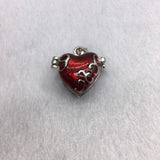 10pcs Floating Locket Necklace with Hearts Charms Pendants Beads
