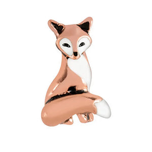 10pcs Fox Charm for Living Glass Locket