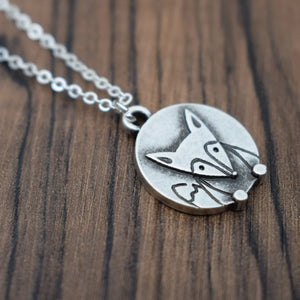 10pcs Fox Jewelry Charm Unique fox necklace love jewelry