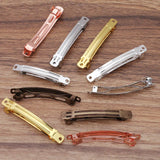 10pcs French Barrette Spring Hair Clips DIY Jewelry Making Bow Hairpins
