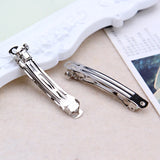 10pcs French Barrette Spring Hair Clips DIY Jewelry Making Bow Hairpins