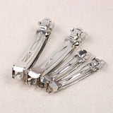 10pcs French Barrette Spring Hair Clips DIY Jewelry Making Bow Hairpins