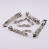 10pcs French Barrette Spring Hair Clips Automatic Clip Blank