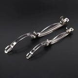 10pcs French Barrette Spring Hair Clips Automatic Clip Blank