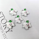 10pcs Tooth Decay Resin Charms Earring Keychain Pendant DIY Jewelry C1070