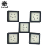 10pcs Gem Display Package Box with Foam Pad Beads Pendant Plastic Showcase