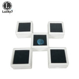 10pcs Gem Display Package Box with Foam Pad Beads Pendant Plastic Showcase