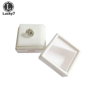 10pcs Gem Display Package Box with Foam Pad Beads Pendant Plastic Showcase
