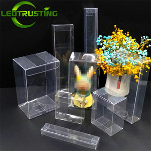 10pcs Clear PVC Packaging Boxes for Wedding Party