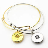 10pcs Ginger Snap Bracelet 18mm Snap Button Charms Diy Jewelry